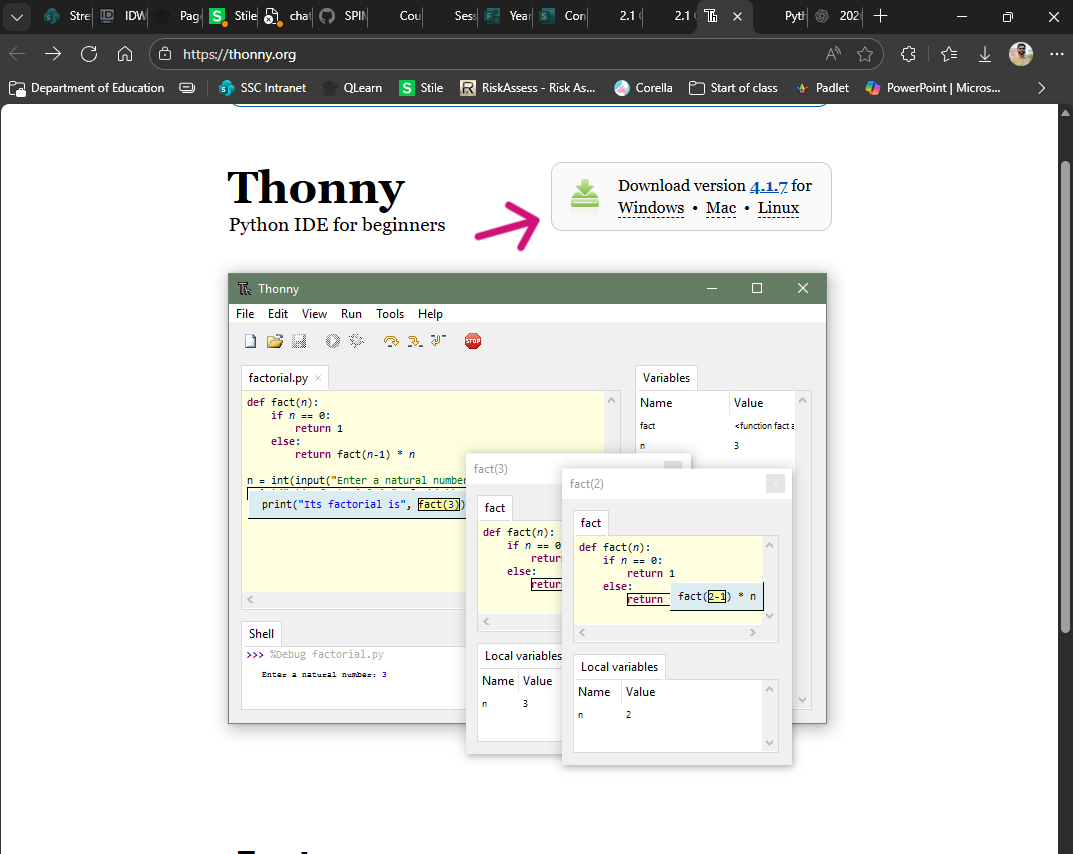 Windows: Where to install Thonny from