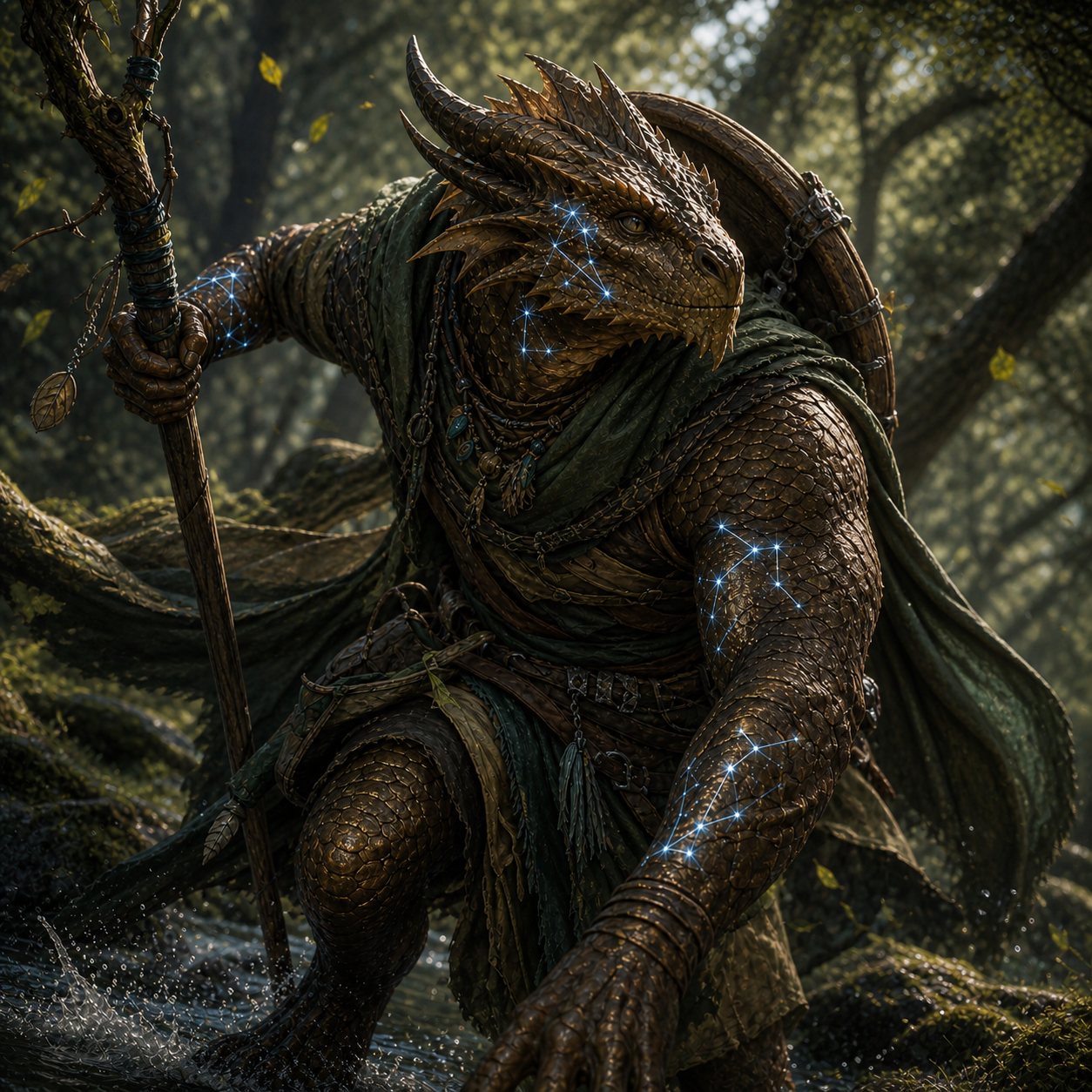 Tarakesh in a forest clearing